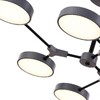 Миниатюра фото потолочная светодиодная люстра evoluce monta sle6003-702-06 | 220svet.ru