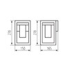 Миниатюра фото садовый настенный светильник kanlux vimo el 27 br 34981 | 220svet.ru