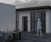 Миниатюра фото садово-парковый светильник maytoni amas o506fl-01b | 220svet.ru