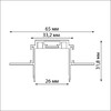 Миниатюра фото шинопровод встраиваемый novotech shino smal 1 м 135198 | 220svet.ru