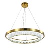Миниатюра фото подвесной светодиодный светильник indigo riva 12045/1p brass v000102l | 220svet.ru