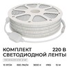 Миниатюра фото комплект светодиодной влагозащищенной ленты apeyron 10w/m 120led/m 2835smd теплый белый 15m 10-143 | 220svet.ru