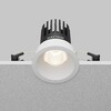 Миниатюра фото встраиваемый светодиодный светильник maytoni dip dl117-15w-4k-w | 220svet.ru