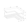 Миниатюра фото коннектор l-образный внутренний elektrostandard brass line 85225/00 a069640 | 220svet.ru