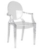 Миниатюра фото стул обеденный набор 4шт dobrin louis ghost lmzl-рс801-n_p-clean-11493 | 220svet.ru