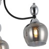Миниатюра фото потолочная люстра illumico il8258-3cou-79 bk cr | 220svet.ru