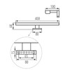 Миниатюра фото настенный светодиодный светильник kanlux astim ip44 8w-nw-c 34932 | 220svet.ru