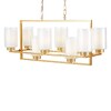 Миниатюра фото подвесная люстра lumina deco lino ldp 1239-8 f.gd | 220svet.ru