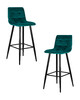 Миниатюра фото стул барный набор 2шт dobrin nicole lml-8078-n_b-m_v-108-119-12265 | 220svet.ru