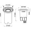 Миниатюра фото ландшафтный светильник deko-light aton square set 730475 | 220svet.ru