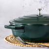Миниатюра фото жаровня green 28 см литой алюминий masterclass kitchen craft | 220svet.ru