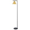 Миниатюра фото торшер arte lamp david a7033pn-1bk | 220svet.ru