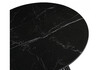 Миниатюра фото керамический стол woodville нэнси 90х90х75 черный мрамор shakespeare black 612877 | 220svet.ru