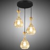 Миниатюра фото подвесная люстра reluce 09015-0.9-03 amber | 220svet.ru