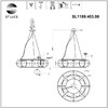 Миниатюра фото подвесная люстра st luce beata sl1189.403.08 | 220svet.ru