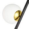 Миниатюра фото торшер arte lamp alcor a2224pn-2bk | 220svet.ru
