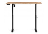 Миниатюра фото компьютерный стол с механизмом подъема 140х80х75 woodville маркос дуб вотан / черный 578407 | 220svet.ru