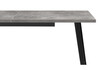 Миниатюра фото стол деревянный раскладной woodville кортни 120 (160)x80 бетон светлый / черный матовый 619218 | 220svet.ru