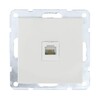 Миниатюра фото розетка телефонная rj-12 lk studio lk60 белый 865504-1 | 220svet.ru