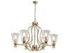 Миниатюра фото подвесная люстра newport margaret 4736/c gold м0070459 | 220svet.ru