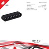 Миниатюра фото магнитная трековая система reluce 13002-9.3-001ur magnetic led6w bk | 220svet.ru