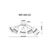 Миниатюра фото потолочная люстра myfar emily mr1460-5c | 220svet.ru