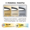Миниатюра фото потолочный светодиодный светильник imex ronda plc.500-40-cct-bk | 220svet.ru
