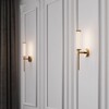 Миниатюра фото бра eurosvet stark 50387 led латунь | 220svet.ru