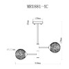 Миниатюра фото потолочная люстра myfar camilla mr1881-4c | 220svet.ru