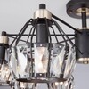Миниатюра фото потолочная люстра eurosvet 70075/8 черный | 220svet.ru