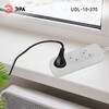 Миниатюра фото удлинитель электрический эра udl-10-370 greenline 3 розетки без заземления 7м пвс 2x1мм2 б0065031 | 220svet.ru