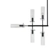 Миниатюра фото подвесная люстра indigo saetta 11053/12r black v000566 | 220svet.ru