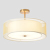 Миниатюра фото потолочный светильник crystal lux mystery pl5 brass | 220svet.ru