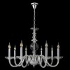 Миниатюра фото подвесная люстра crystal lux arabesque sp8 chrome | 220svet.ru