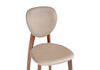 Миниатюра фото стул деревянный woodville вакимо ткань tenerife beige / миланский орех 615246 | 220svet.ru