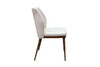 Миниатюра фото стул обеденный иск.замша светлый/бронза garda decor 163yh-06980 | 220svet.ru