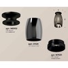 Миниатюра фото комплект накладного светильника ambrella light techno spot xs1123042 dch/pbk черный хром/черный полированный (n6902, c1123, n7031) | 220svet.ru