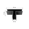 Миниатюра фото коннектор t-образный favourite logica 1013-ct-001 | 220svet.ru