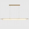 Миниатюра фото подвесной светодиодный светильник crystal lux tunnel sp40 led brass | 220svet.ru