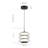 Миниатюра фото подвесной светодиодный светильник st luce frittela sl6239.403.03 | 220svet.ru
