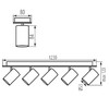 Миниатюра фото спот kanlux evalo el-5i b-sr 35689 | 220svet.ru