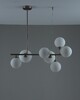 Миниатюра фото подвесная люстра moderli molecule v10842-7p | 220svet.ru