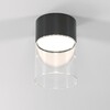 Миниатюра фото потолочный светодиодный светильник elektrostandard lumen 25047/led 10w 4000к черный/прозрачный a064709 | 220svet.ru