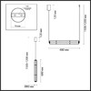Миниатюра фото подвесной светодиодный светильник odeon light l-vision fau 6688/19l | 220svet.ru
