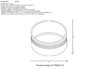 Миниатюра фото декоративное кольцо crystal lux clt ring 013 go | 220svet.ru