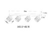 Миниатюра фото спот arte lamp atria a8031pl-4bk | 220svet.ru