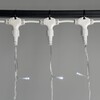Миниатюра фото гирлянда занавес 2x2м белый 220в 400 led провод прозрачный пвх, ip54 ltc pcl402-10-2w | 220svet.ru