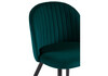 Миниатюра фото обеденная группа woodville cельда black / green 579063 | 220svet.ru