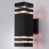 Миниатюра фото уличный настенный светильник arte lamp hadar a4421al-2bk | 220svet.ru