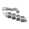 Миниатюра фото удлинитель mono electric 4гн х 2м б/з 150-010003-402 | 220svet.ru
